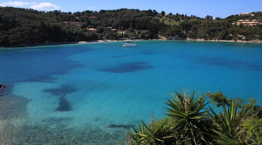 Une plage sur l'ile grecque de paxos
