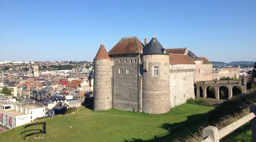 la visite du château à dieppe