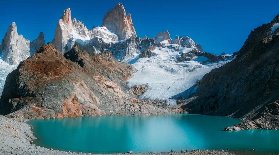 Un lac en patagonie d'argentine